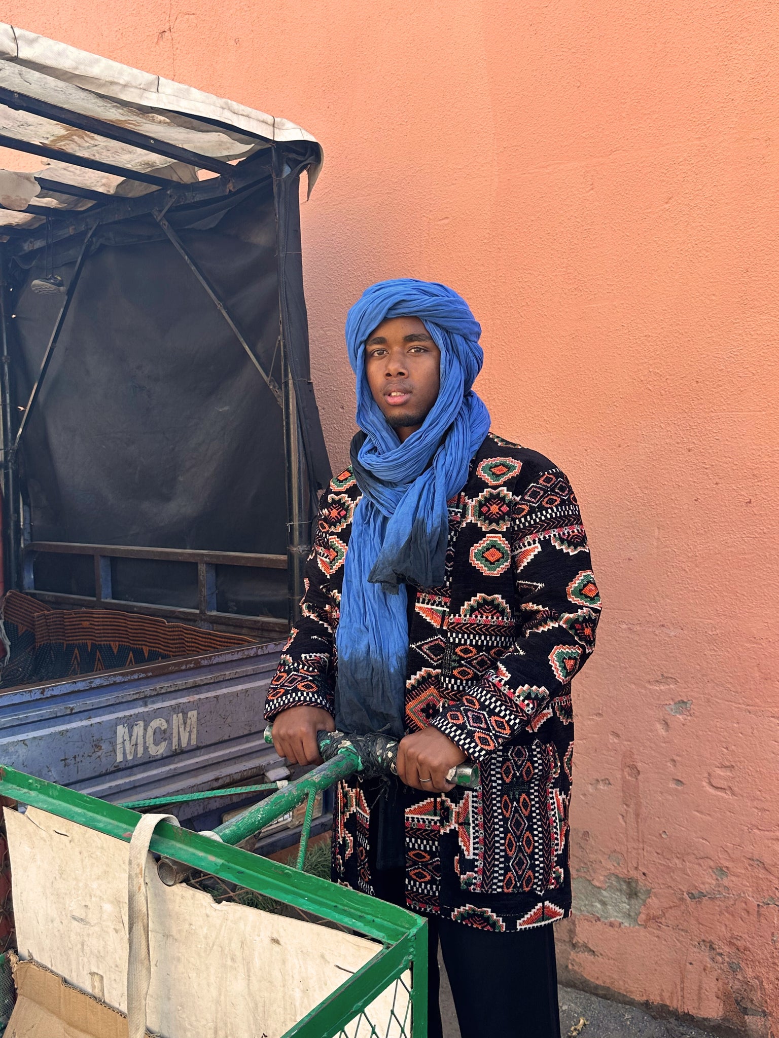 Black Amazigh Sedari Jacket